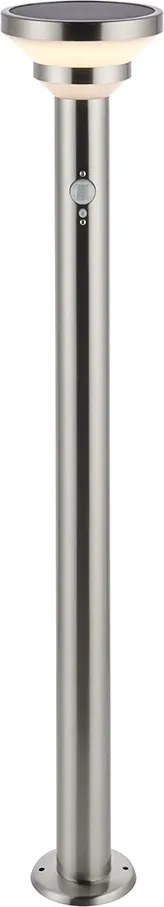 ENDON 96927 HALTON Modern Kültéri Állólámpa Fehér, Ezüstre Festett LED IP44