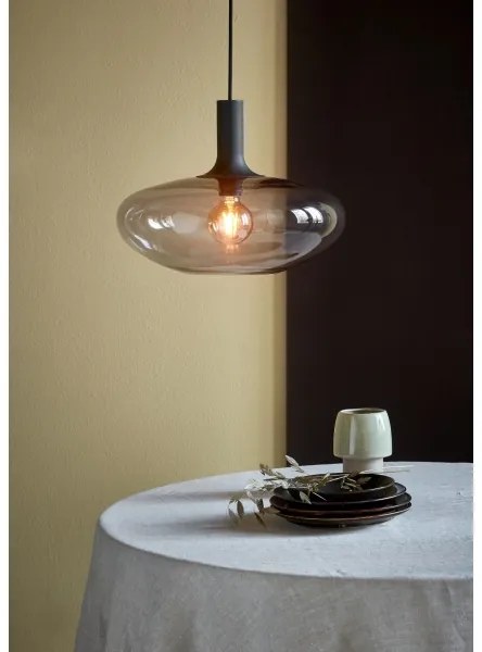 Nordlux - Csillár zsinóron ALTON 1xE27/60W/230V fekete