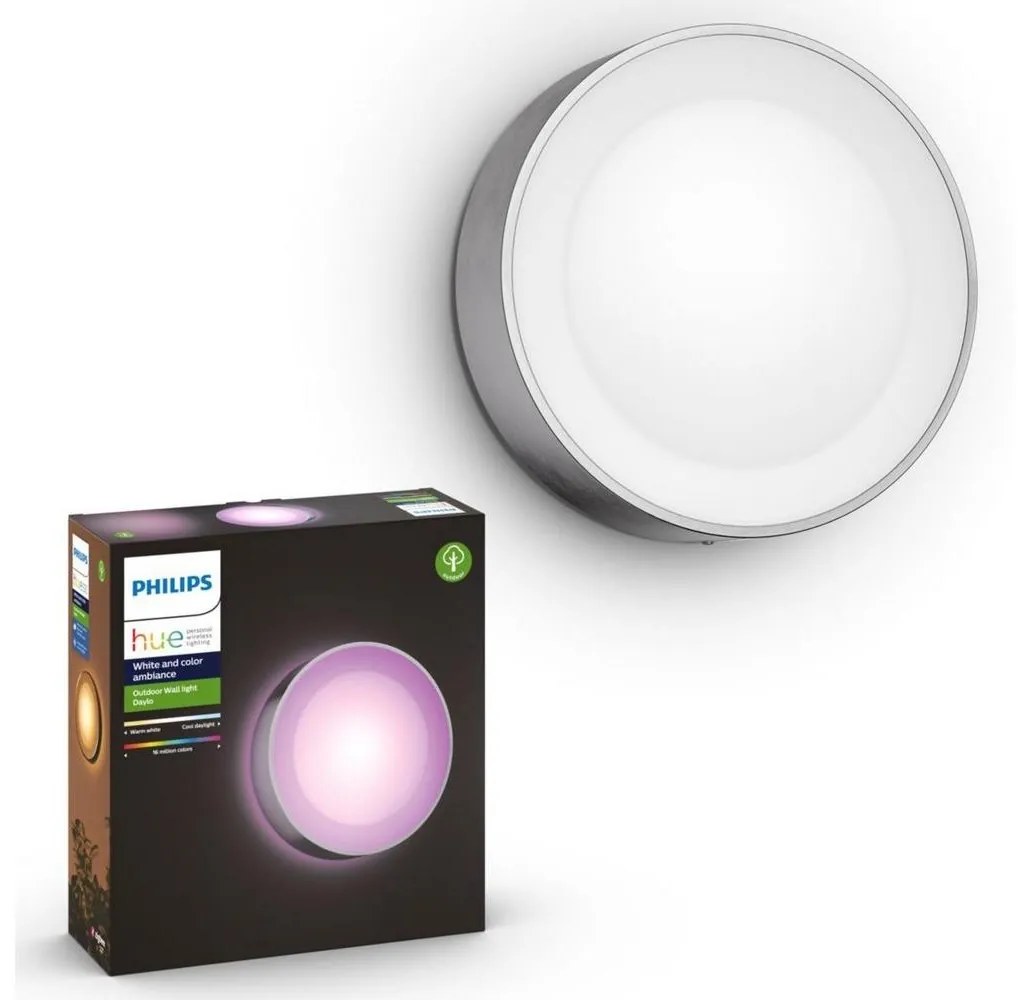 Philips 17465/47/P7 - LED RGB Kültéri lámpa Hue DAYLO LED/15W/230V IP44