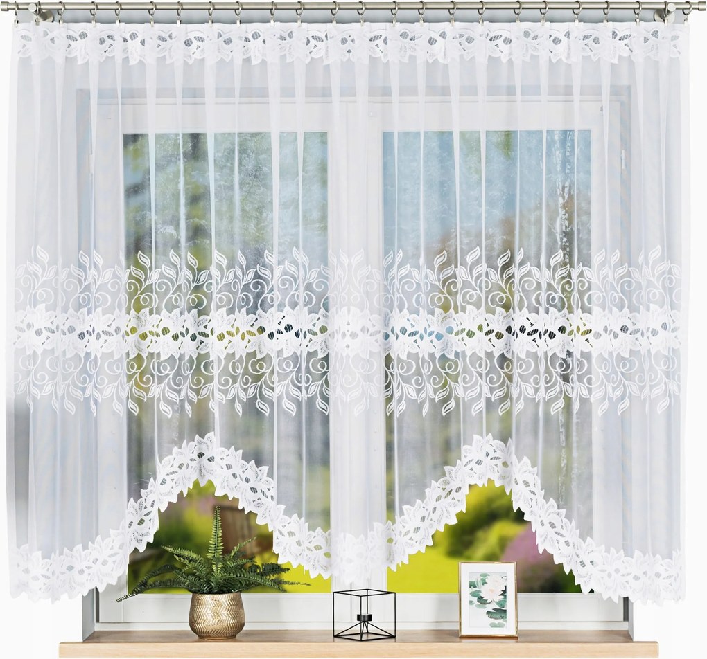 Jacquard függöny Bastia 300x150cm (kész) íves