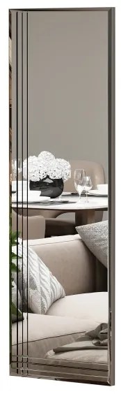 Fali tükör TRIO 120x40 cm króm