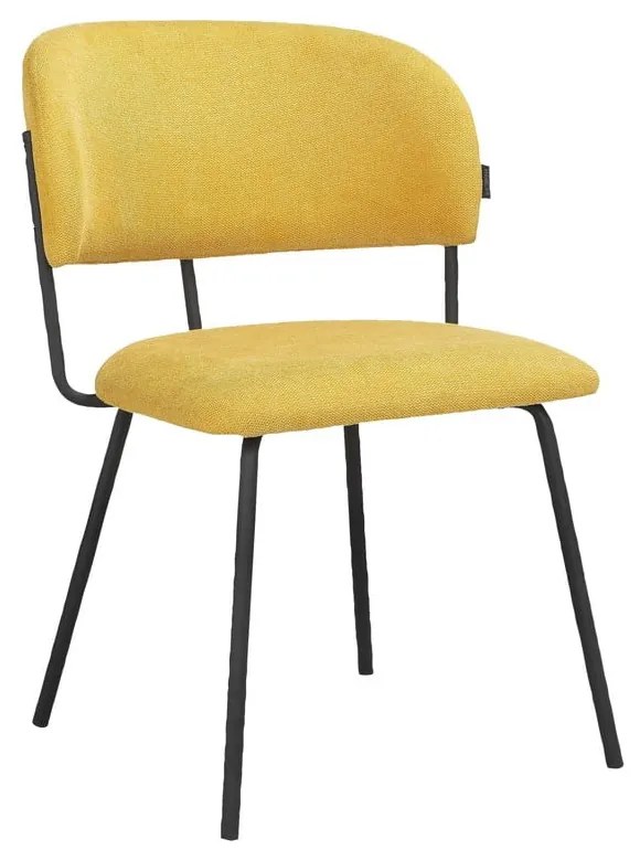 Sárga étkezőszék szett 2 db-os Claudia – Støraa