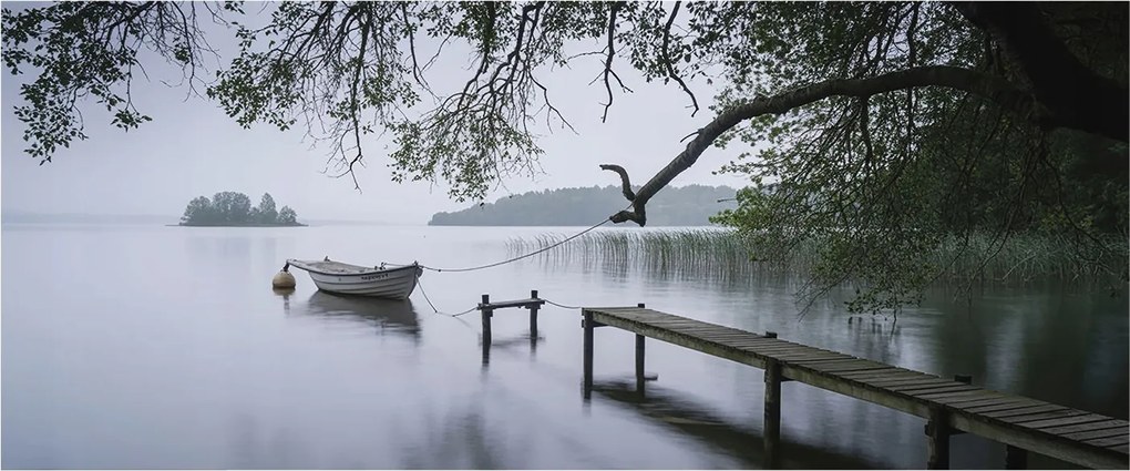 Fali fotótapéta előszoba konyhába Csendes tó 250x104 Ragasztó