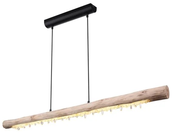 Globo 15354-20-LED Dimmelhető kábeles csillár FELICITAS LED/25W/230V bézs