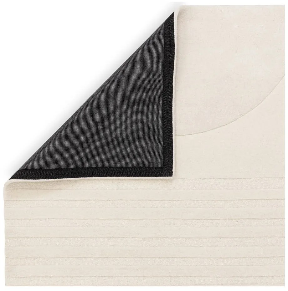 Fehér gyapjú szőnyeg 160x230 cm Olsen – Asiatic Carpets