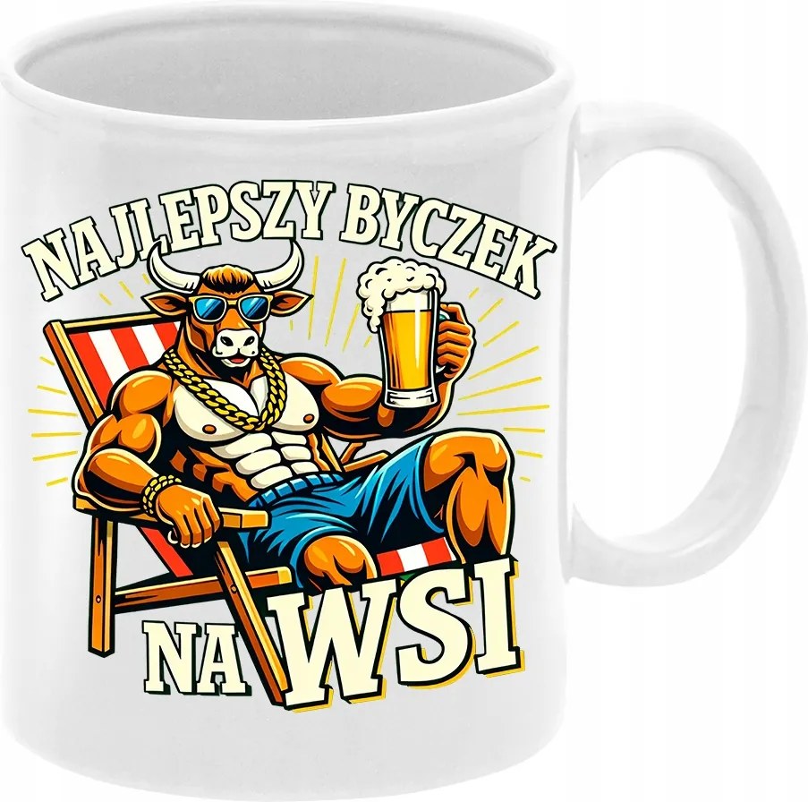 Bögre Férfinak A Legjobb Bika Vidéken Karácsonyi Ajándék