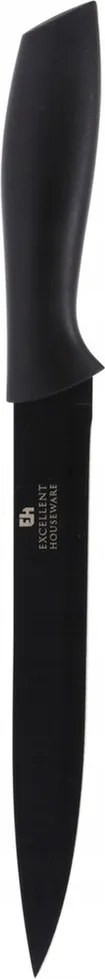 Univerzális acél konyhai kés nagy aprító szeleteléshez Fekete 32 cm