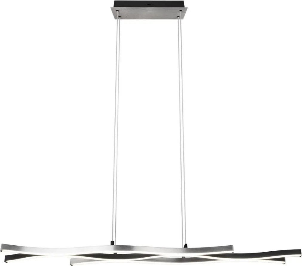 TRIO 341210305 BLAZE Modern Led Függesztett Lámpa Fekete, Ezüst LED IP20