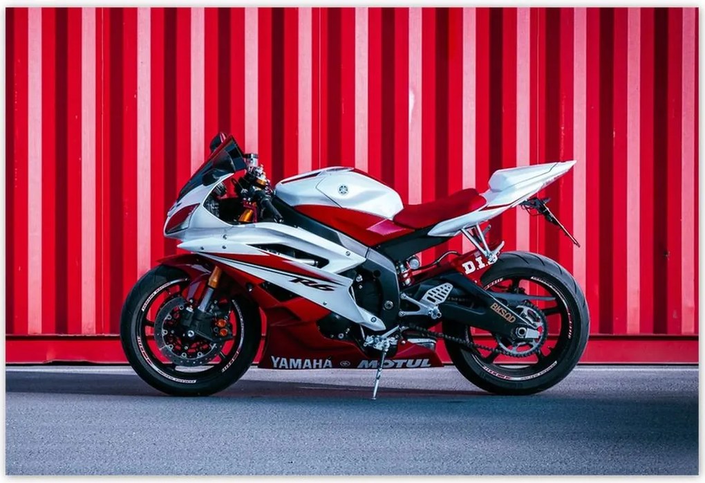 Poszterek 200x135 Fehér-piros Yamaha
