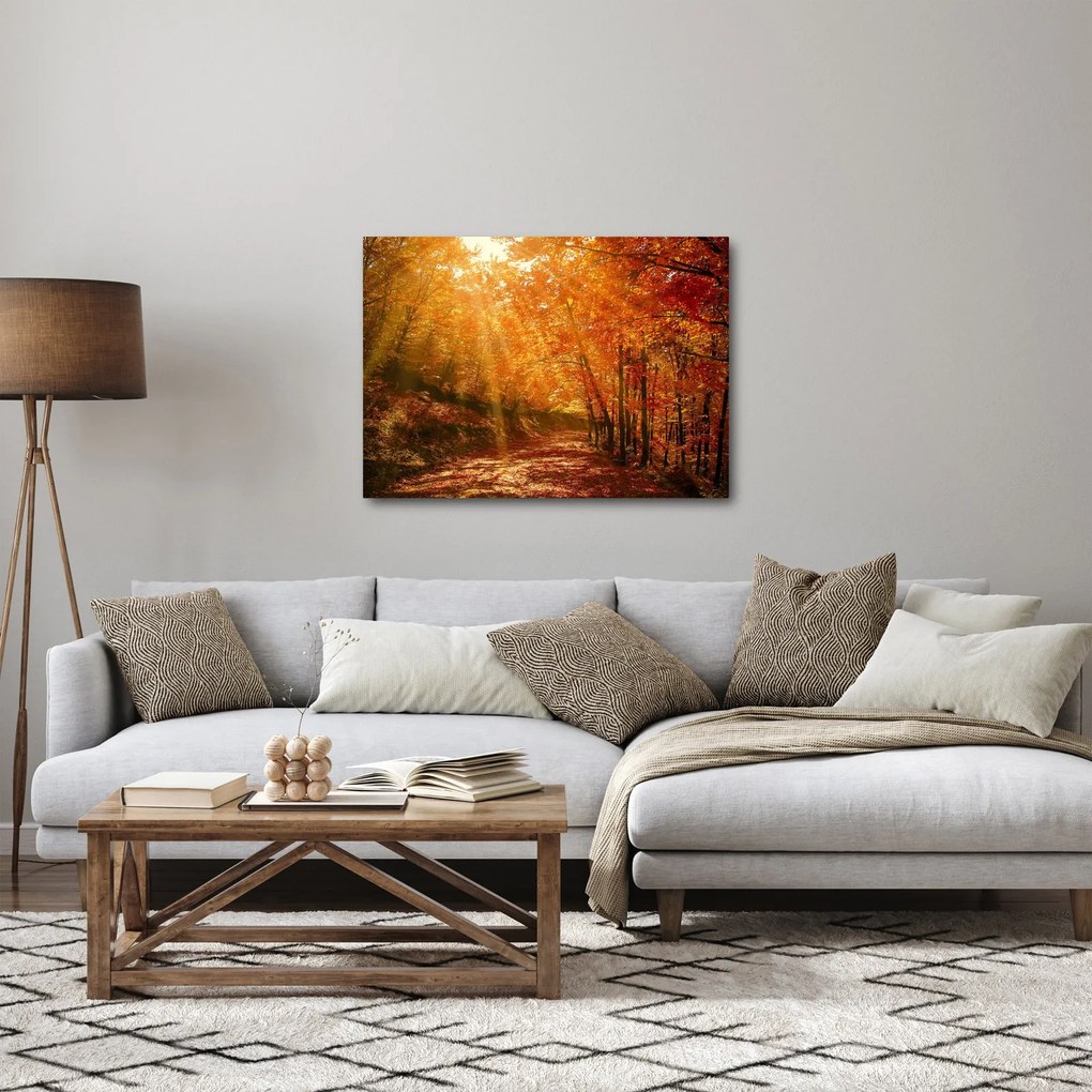 Őszi erdő képe (70x50 cm)