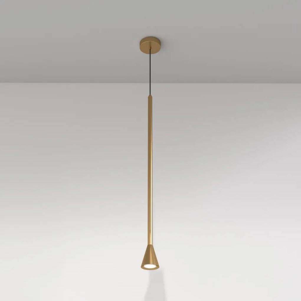 MAYTONI P064PL-01G ARROW Egyágú Függesztett Lámpa Fém GU10 IP20