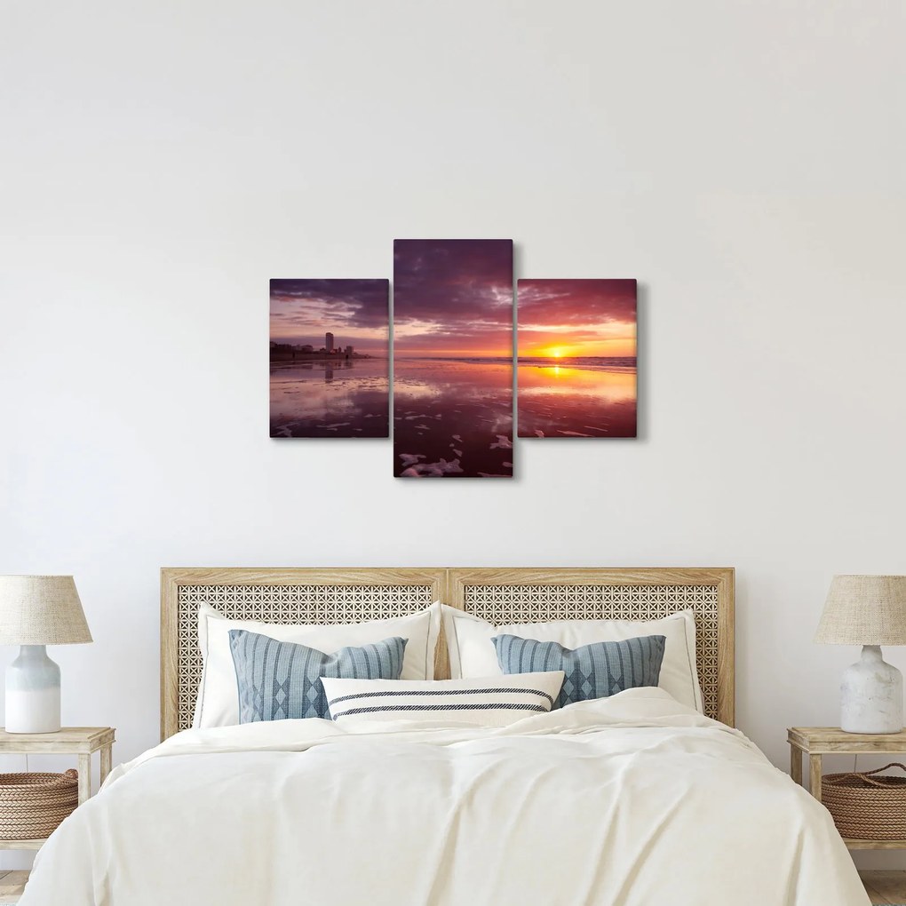 Kép - Strand naplementében (90x60 cm)
