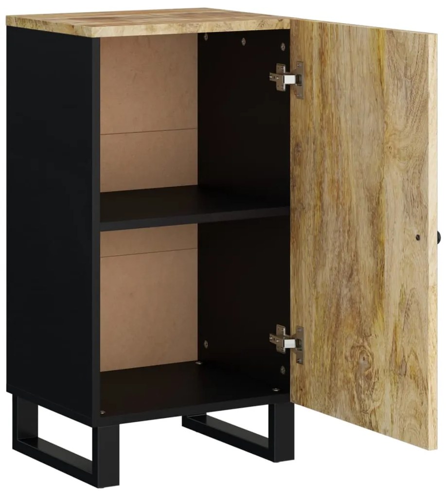 tömör mangófa tálalószekrény ajtóval 40x31x75 cm