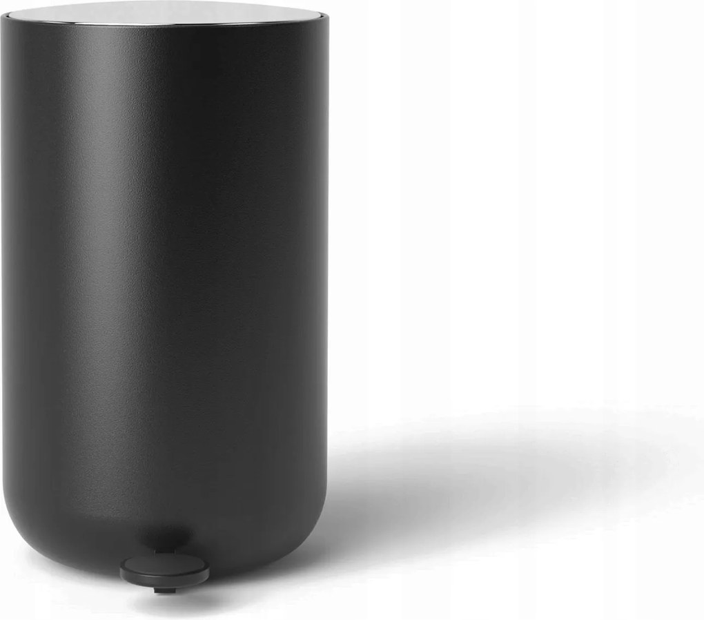 Menu Bath Fürdőszobai szemeteskosár 11 l Fekete Fedél Ezüst