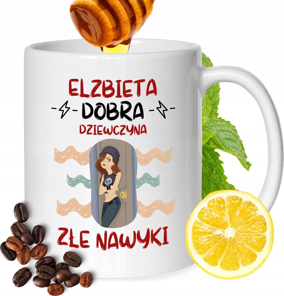 Bögre Erzsébet Barátnőknek Ajándék Nyomtatott Fehér 330ml