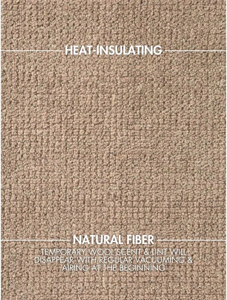 Bézs kézi szövésű gyapjú szőnyeg 120x170 cm Greenwich – Ted Baker