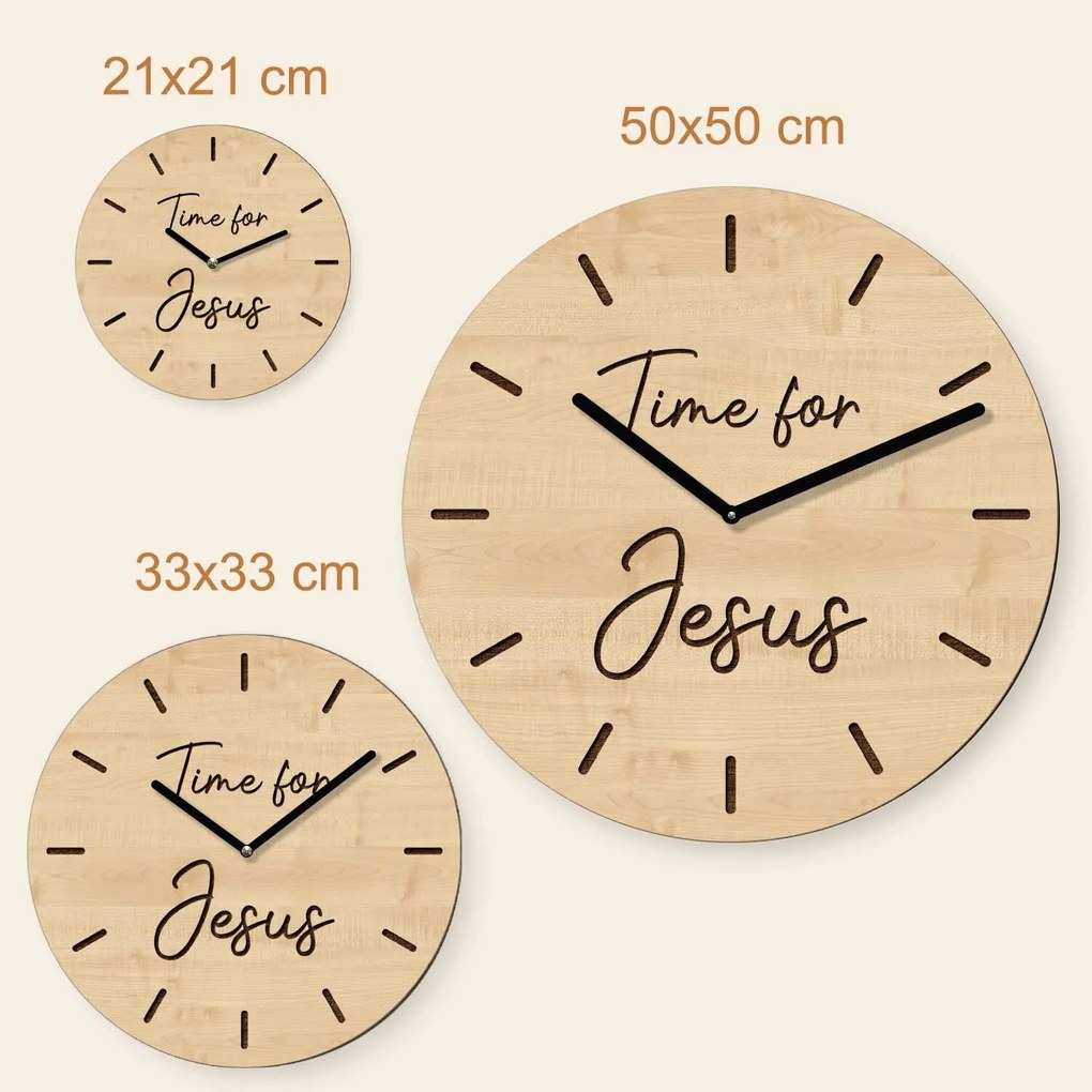 Keresztény falióra - Time for Jesus