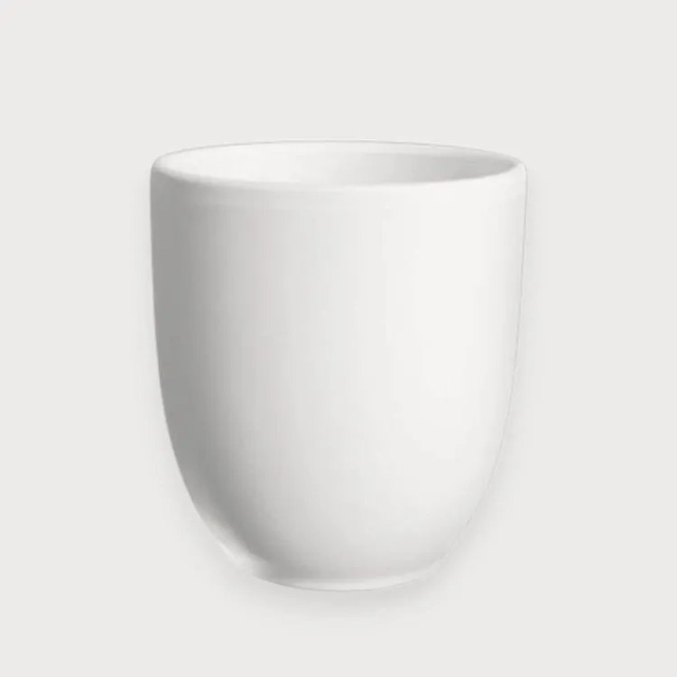 Fehér kerámia bögre szett fül nélkül 250 ml 6 db