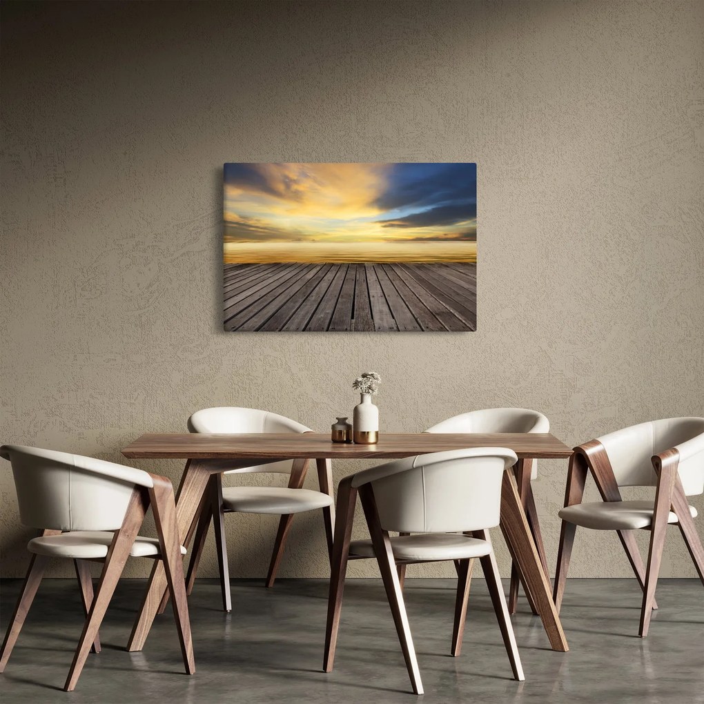 Kép - Kilátással rendelkező móló (90x60 cm)
