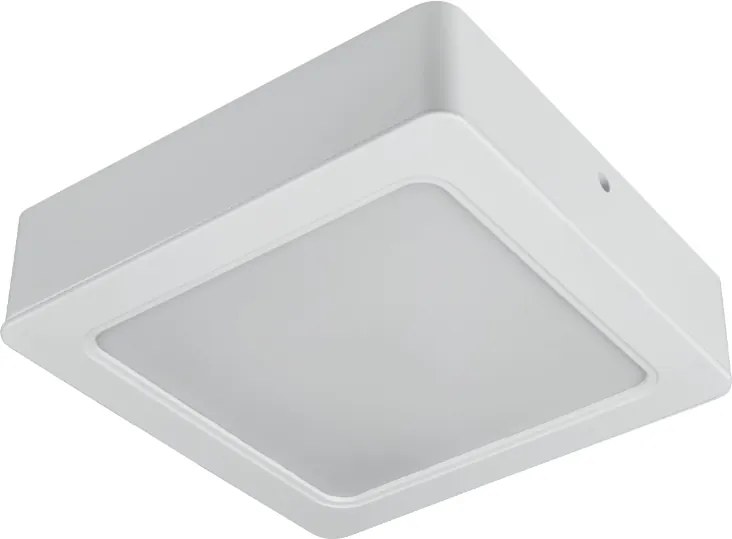 Led plafon 2 az 1-ben, 18 W, 1900 lm, 3000K-4000K-6000K, IP54, négyzet alakú, fehér