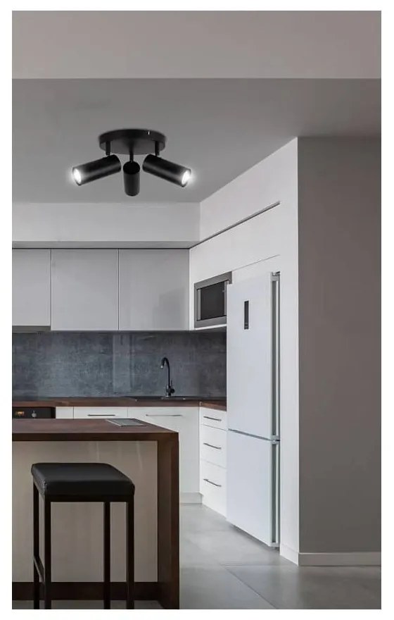 Fekete fém spotlámpa Colly – Candellux Lighting