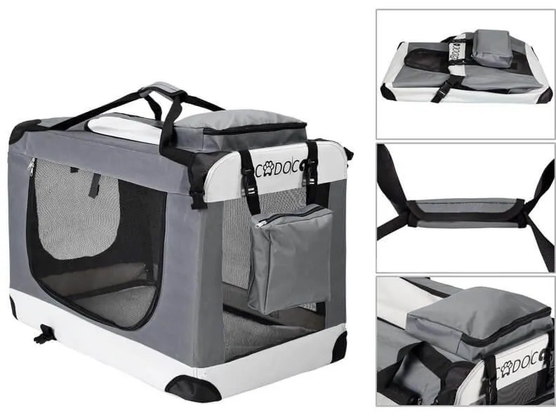 Hordozható táska 82 x 59 x 59 cm Grey - XL