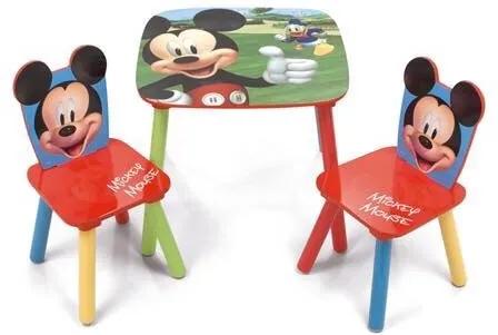 Mickey-Minnie egér asztal és 2db szék