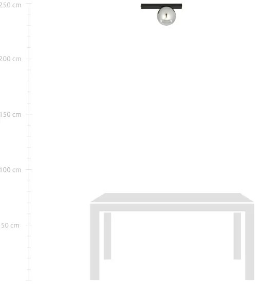 Mennyezeti lámpa FIT 1xE14/10W/230V fekete/szürke