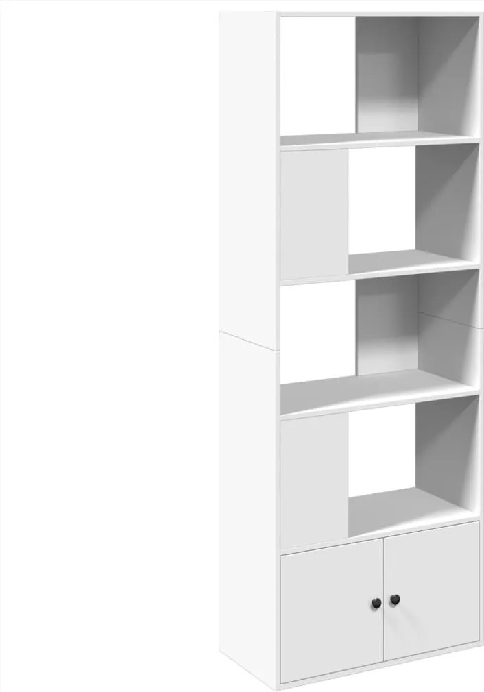 vidaXL fehér szerelt fa könyvespolc 70 x 36 x 189 cm