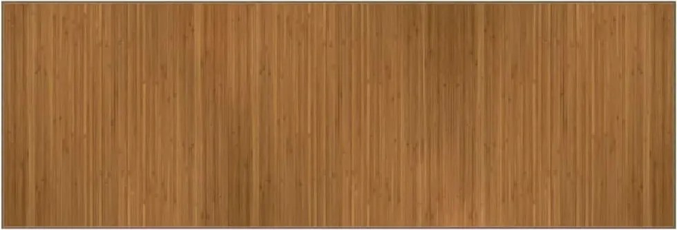 vidaXL négyszögletű barna bambusz szőnyeg 100 x 300 cm