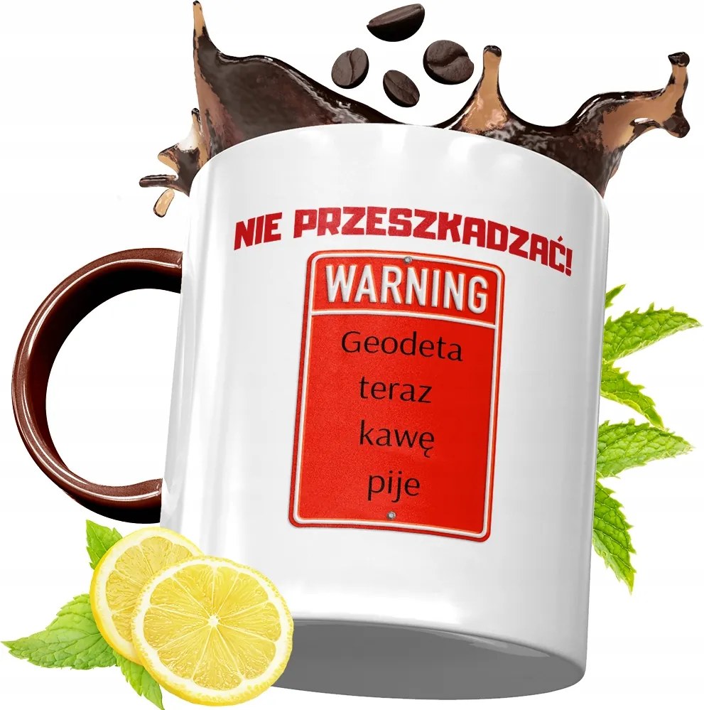 Bordó Bögre Földmérőnek Születésnapi Ajándék fényképes nyomtatással