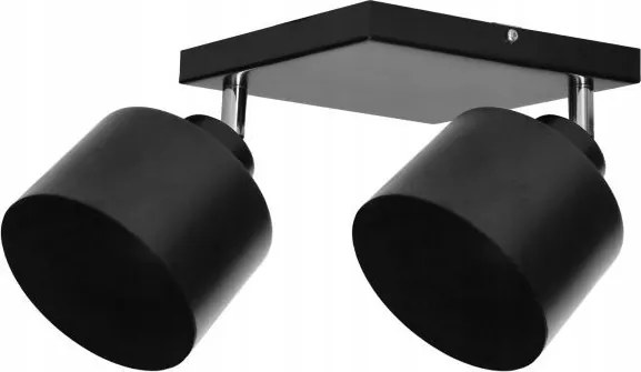 Fali-mennyezeti lámpa fekete/króm E27 Lisa Orno