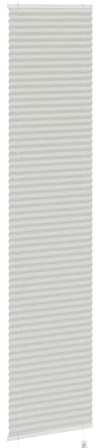 pliszírozott redőny világosszürke 50x200 cm szövetszélesség