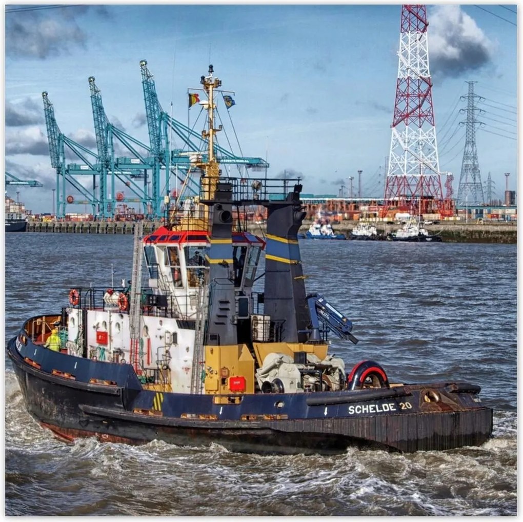 Poszterek 140x140 Tengeri vontatóhajó