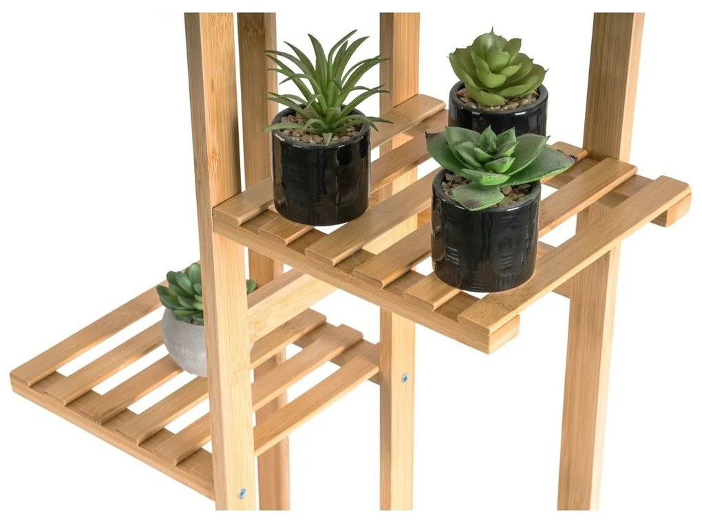 G21 virágállvány 6 szintes, bambusz