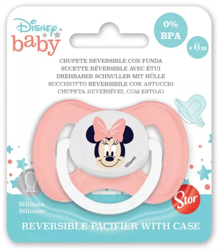 Disney Minnie Ooh Lala! megfordítható baba cumi tokkal