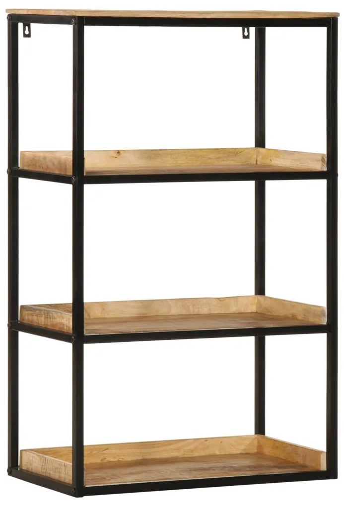 Könyvespolc 70x35x110 cm Tömör fa rusztikus mangóból