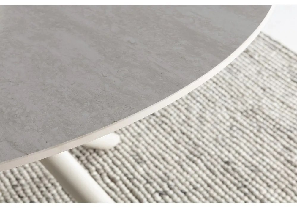 Kerek étkezőasztal kerámia asztallappal ø 119,5 cm Talia – Marckeric