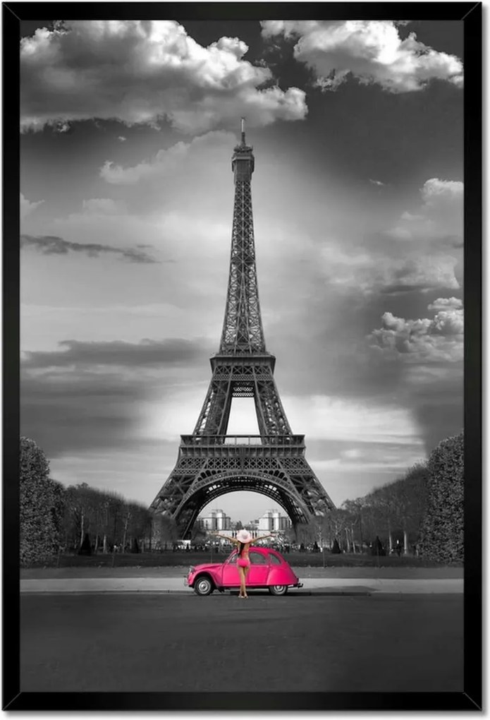 Poszterek keretben 40x60 Eiffel-torony Franciaország