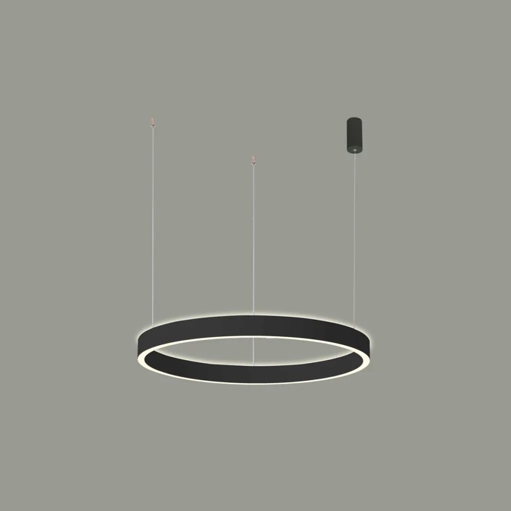 ITALUX 5902854537983 BRASCO Modern Led Függesztett Lámpa Fehér, Fekete LED IP20