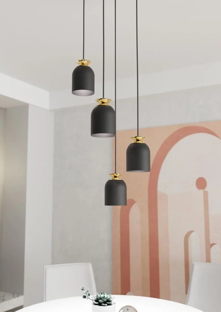 Emibig modern függeszték target fekete emi1400/4prem