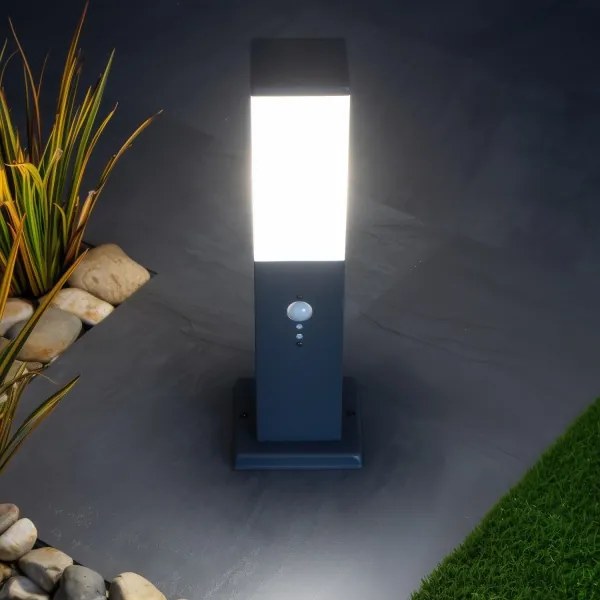 Brilagi - NOVA kültéri lámpa érzékelővel 1xE27/15W/230V 40 cm IP44 antracit