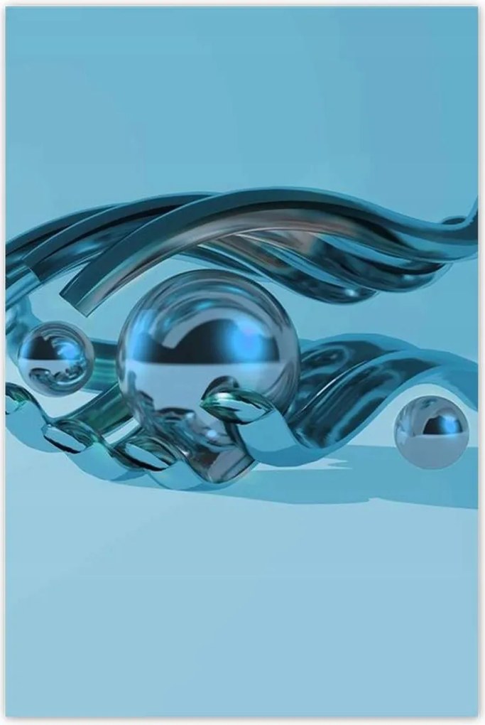 Poszterek 80x120 Kék grafika