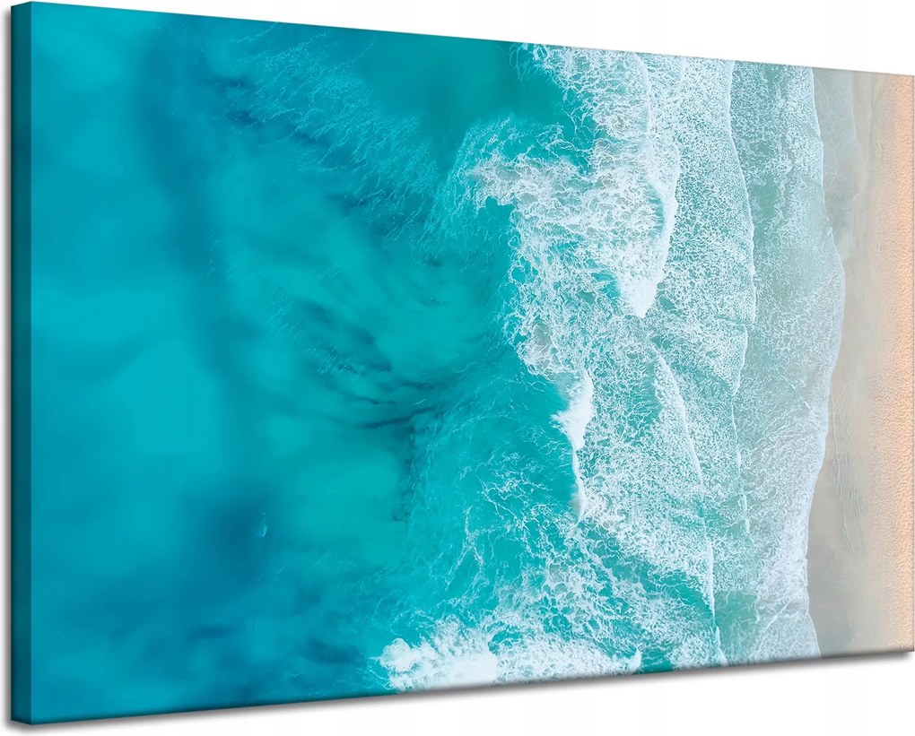 Vászonkép Hullámok Víz Nyugalom Óceán 120x80 cm Ideális ajándék