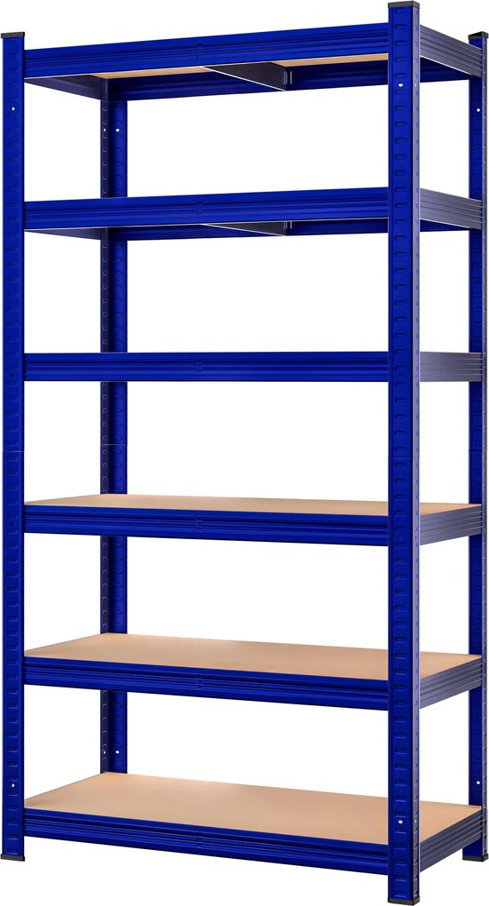 Deuba 2 darabos 6-polcos polcrendszer készlet - kék