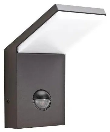 Ideal Lux - LED Kültéri lámpa érzékelővel STYLE LED/9W/230V CRI 90 IP54 antracit