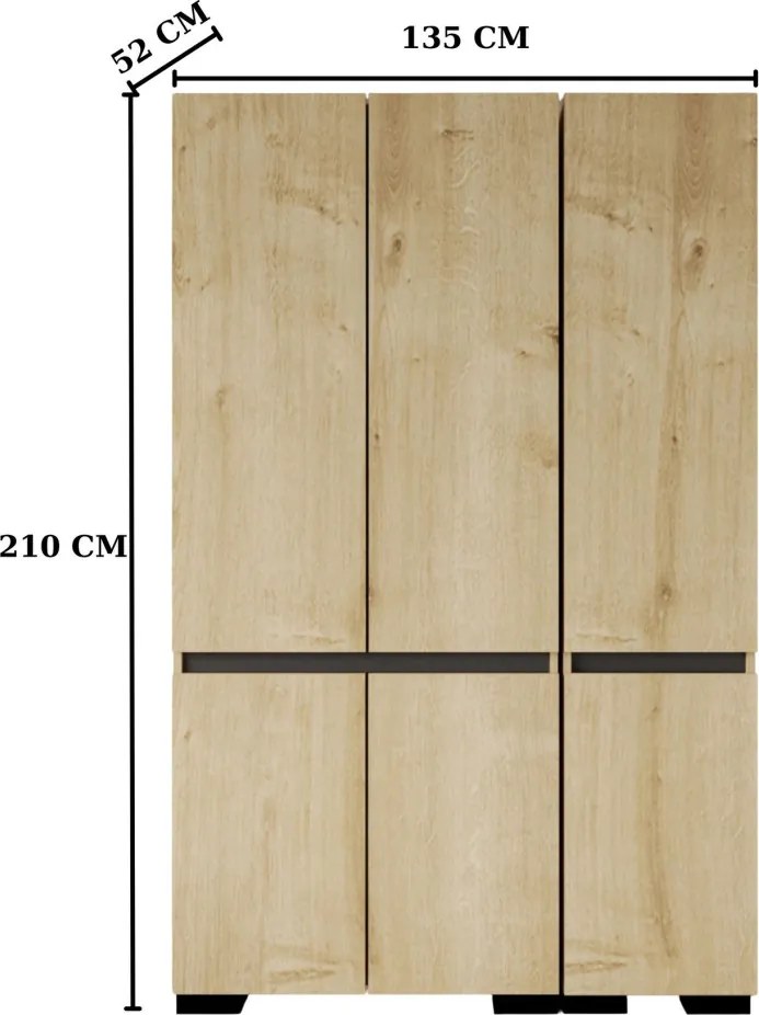 Floransa 135 - Sapphire Oak, Anthracite v3