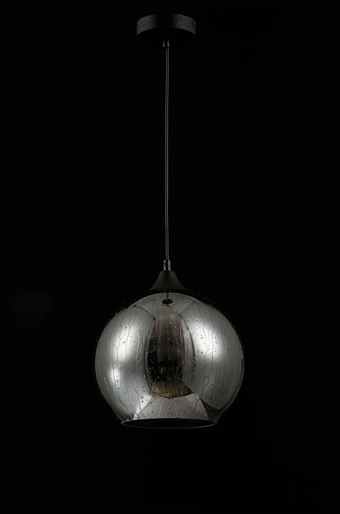 MAYTONI T314-11-B BERGEN Modern Függesztett Lámpa Fekete, Füstös E27 IP20