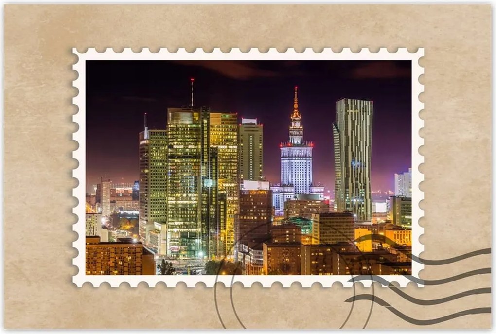 Poszterek 60x40 Város éjszaka