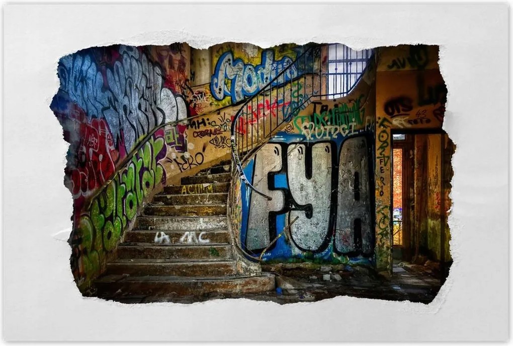 Poszterek 120x80 Graffiti falfestmények